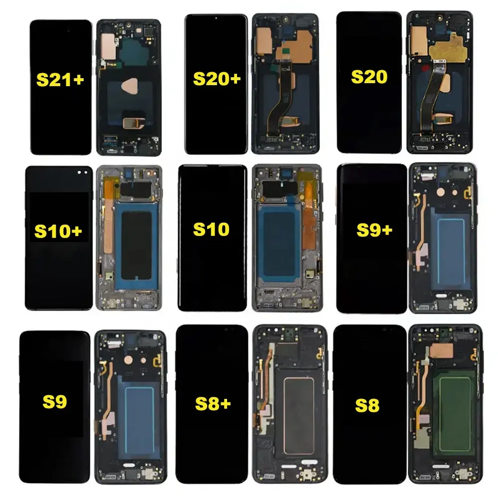 Ekran Ori per Samsung Galaxy S6 Edge Plus S7 S8 S 8 9 10 S9 S10 S20 S22 Ultra 5G telefono LCD Digitizer schermo LCD OLED