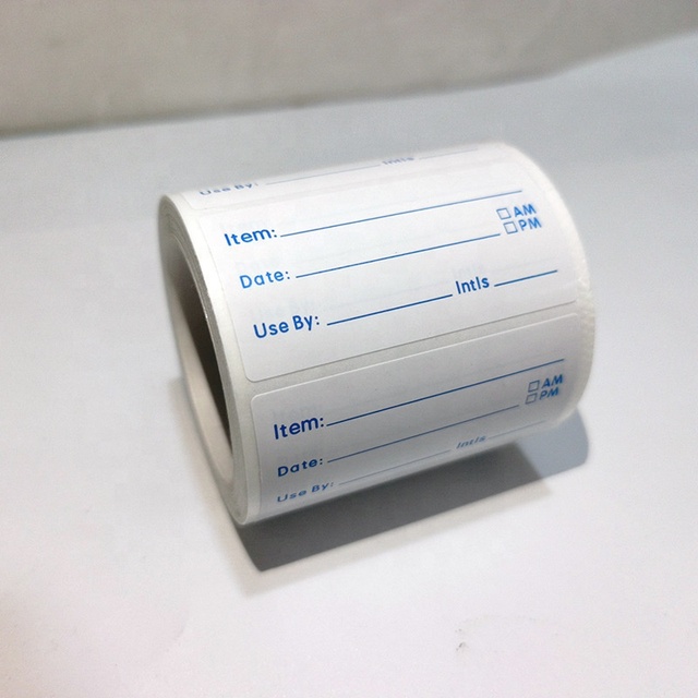 Manufacturer Custom Size Printed Date Sticker Writable Office Document Label With Cheap Price