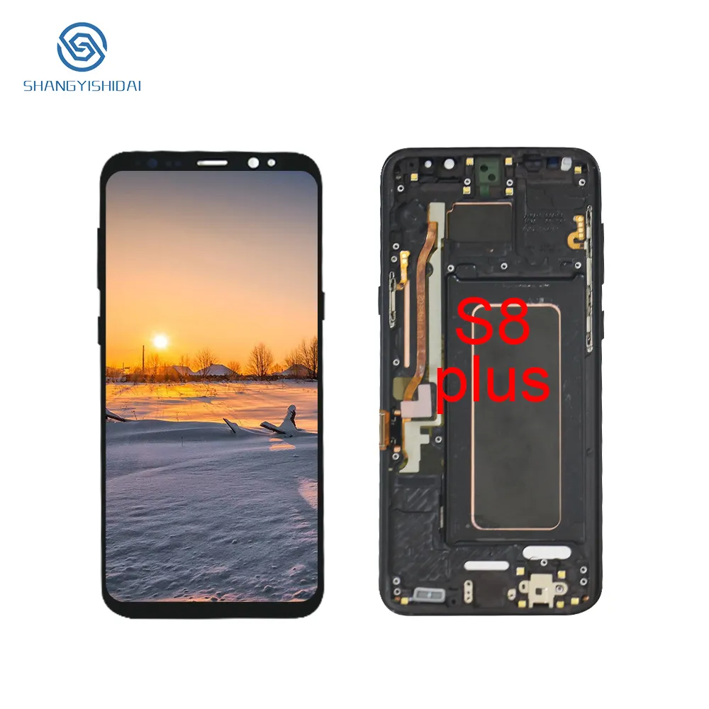 low price mobile phones lcds high quality repair lcd touch screen display assembly for Samsung Galaxy S8 Plus display