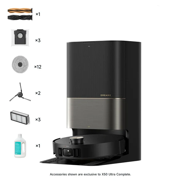 For Dreame X50 Ultra Robot Vacuum and Mop 20000Pa Powerful Suction Smart Wet Dry Cleaning Robotic Vacuum Cleaner