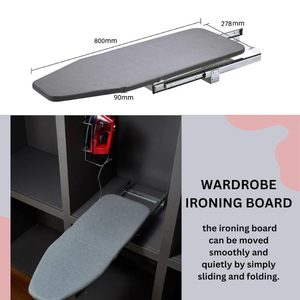Vente en gros de Chine armoire personnalisée intégrée planche à repasser pivotante et pliable - Product Image 6