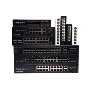 Factory Direct 4 8 16 24 Port Managed POE Switch 48V 10/100MB 2 Uplink 10/100/1000MB Gigabit 250 Meter Switch for Camera IP - Product Image 6