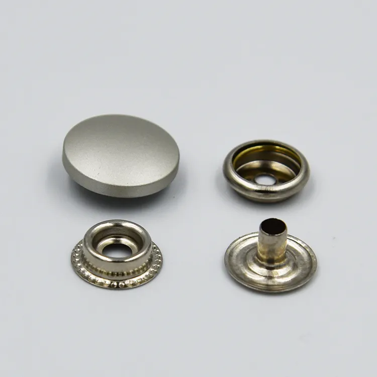 Broches de presión de metal de alta calidad, botones a presión de metal para ropa y chaquetas, 12,5mm, 15mm, 17mm, 20mm, 22mm y 25mm