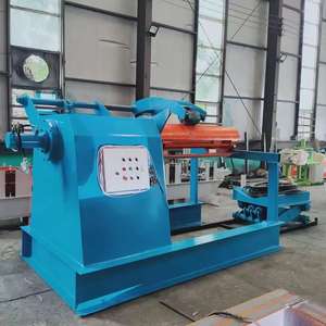 Facile costruzione <span class=keywords><strong>casa</strong></span> in acciaio idraulico completamente automatico svolgitore Roll Forming Machine 10 Ton - Product Image 4