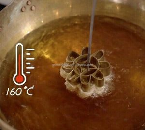 Moule en laiton Dok <span class=keywords><strong>Jok</strong></span> pour biscuits thaïlandais croustillants en forme de fleur de lotus, fabricant de biscuits en forme de tournesol, biscuit en forme de fleur de lotus, 4,13 pouces - Product Image 6