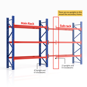 מדפי אחסון מתכת ללא ברגים, 4 שכבות, מדפי אחסון מפלדה למחסן, מדפים לאחסון במוסך - Product Image 6
