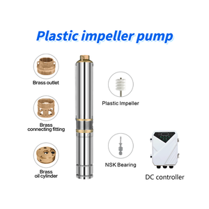 Pompe à eau solaire DC 72V 1100W avec pompe centrifuge à panneau vente chaude au Kenya pour l'irrigation agricole - Product Image 5