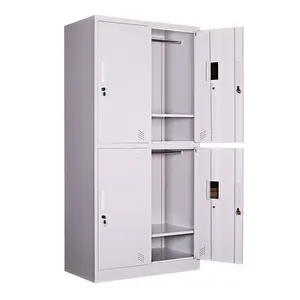 White Gray Blue Red Coffee Multiple Colors Gym Athletic Student Storage Lockers Easy To Assemble Cabinet