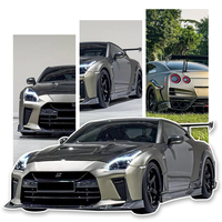 Pour le kit de modification de pare-chocs avant en Fiber de carbone véritable de la série Nissan GTR R35