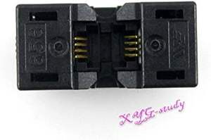 656-1082211 Pitch 0.65mm Width 3.0mm MSOP8/SSOP8/TSSOP8 Package <strong>IC</strong> MCU <strong>Test</strong> Burn-in <strong>Programming</strong> <strong>Adapter</strong> <strong>Socket</strong> Wells XYG - Product Image 2