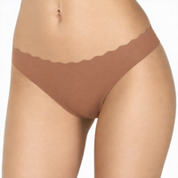 Braguitas sin costuras de seda helada para mujer, de talle bajo, invisibles bajo la ropa, de tejido refrescante y suave como la mantequilla