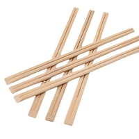 100 paires de baguettes rondes enveloppées de papier Bambou Tensoge Ensemble professionnel de baguettes jetables