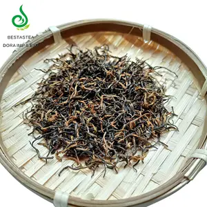Nouvel arrivage de thé noir chinois, thé à sourcils dorés Jin Jun Mei thé noir