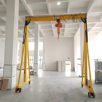 Grue mobile réglable sur portique, capacité 0,5-10 tonnes, grue de levage portative