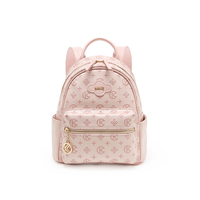Sac bandoulière de luxe en PU pour femme avec motif géométrique, fermeture éclair, sac à dos et poignée supérieure