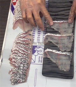 Máquina separadora de filete de pescado, rebanadora de hígado de cerdo, de carne cocida rebanadora, pescado fresco crudo - Product Image 6