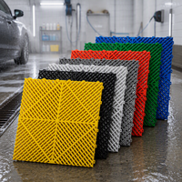 Grille de sol multifonctionnelle en plastique pour lavage de voitures, étanche, antidérapante, avec drainage, pour atelier 4S, salle d'exposition, salle de lavage de voitures