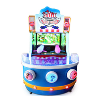 Machine de jeu d'arcade de tir à l'eau électronique d'intérieur pour 2 joueurs, en métal et plastique, à monnayeur