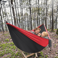 Hamac pliable portable pour 2 personnes en nylon 210T 70D pour la randonnée