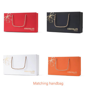 Elegant Luxury Rigid <strong>Rectangle</strong> <strong>Chocolate</strong> Gift Box with Minimalist Design Recycled Premium Paperboard Material Socks <strong>Packaging</strong> - Product Image 5