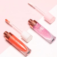 Base de brillant à lèvres végétalien transparent repulpant et brillant, fournisseur de marque privée, LOGO personnalisé, brillant à lèvres transparent hydratant, brillant à lèvres nude fruité pour enfants