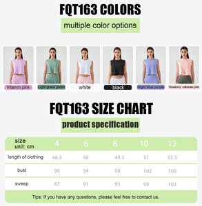 Débardeur de sport d'été décontracté et respirant pour femme, effet rafraîchissant, séchage rapide, sans manches, pour fitness et yoga, style <span class=keywords><strong>Lulu</strong></span> - Product Image 2