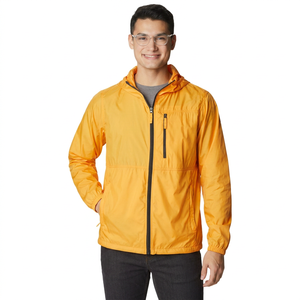 Chaqueta Anorak Ligera Personalizada para Hombre con Cremallera, Sudadera con Capucha, Cortavientos, 100% Poliéster, Tela de Lona, para Exteriores - Product Image 1
