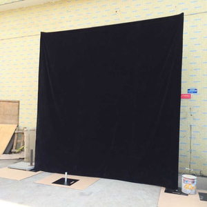 Portable black drapes backdrop stand pipe and drape for wedding drape kit - Product Image 6