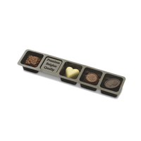 Fabricant d'emballage de cadeau de truffe de luxe avec logo personnalisé boîte de chocolat en papier rigide à fermeture magnétique