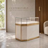 Vitrine de présentation de bijoux en verre sur mesure, meuble de comptoir pour magasin de détail, fourniture en gros