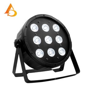 Venta al por Mayor de 9 Luces LED Par con Batería, RGBW 4 en 1, DMX, para Escenarios, Bodas, DJ y Fiestas - Product Image 3