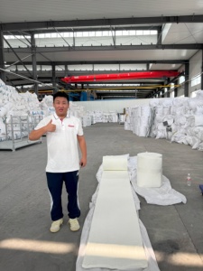 Four Fibre Laine Ignifuge Isolation Thermique 1260 Silicate D'aluminium Couverture En Fiber De Céramique Premiers Soins Couverture En <span class=keywords><strong>Feuille</strong></span> D'aluminium - Product Image 3