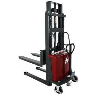 1.5ครั้งไฮดรอลิกึ่งไฟฟ้าขี่พาเลท Stacker <span class=keywords><strong>Tider</strong></span> สำหรับโรงงานผลิตที่มี3500มิลลิเมตรยกสูง - Product Image 2