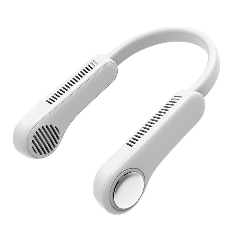 Оптовая продажа с завода, перезаряжаемый аккумулятор 4800 мАч, USB, носимое летнее воздушное охлаждение, шейный вентилятор с 8 миллионами ионов