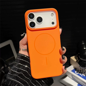Funda de silicona líquida original oficial para iPhone 16/17 Pro Max, funda de silicona negra para iPhone 17 con carga magnética - Product Image 5