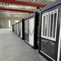 Casa Contenedor Prefabricada Plegable Moderna JJM de 19 pies, Diseño Modular Apilable para Uso en Oficinas, Hoteles, Villas y Obras de Construcción