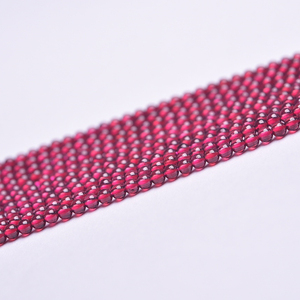 UJBOX Vente en gros de perles rondes lisses en grenat pyrope naturel de 2 mm, petites perles <span class=keywords><strong>semi</strong></span>-<span class=keywords><strong>précieuses</strong></span> pour la création de bijoux DIY - Product Image 4