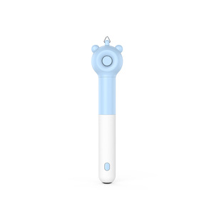 Double End Laser <b>Cat</b> Teaser Bear Shape Interactive Pet Toy Pink Blue Green Color Boredom Buster For <b>Cats</b> - Product Image 2
