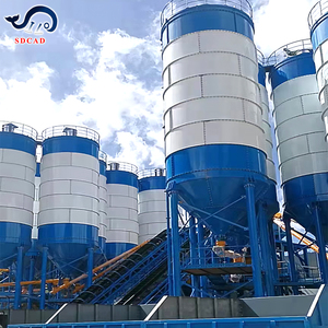 Silo à ciment en panneaux d'acier avec connexion boulonnée et <span class=keywords><strong>bande</strong></span> d'étanchéité pour des conditions de stockage résistantes aux intempéries - Product Image 5