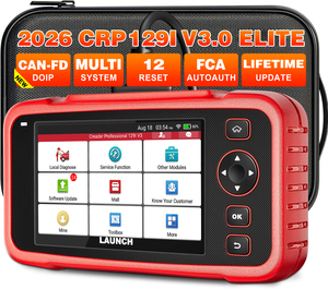 เครื่องมือระบบ4รหัสรถยนต์สำหรับรถยนต์12V เครื่องมือระบบ CRP129I OBD2 V3.0 - Product Image 1