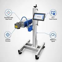 Machine de marquage laser CO2 Galvo 20W/30W, vitesse de 9000 mm/s, pour l'impression d'emballages, le plastique, le cuir, l'acrylique, CE FCC DXF/AI/DWG