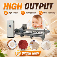 Machine de fabrication de poudre nutritionnelle 300 kg/h entièrement automatique en acier inoxydable pour porridge instantané, amidon de maïs, farine de céréales