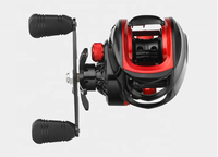 Reel Baitcasting Murah, Roda Jarak Jauh, Reel Magnet Ganda, Rasio Gigi 7.2:1, Reel Pancing Ultralight untuk Air Tawar dan Air Asin