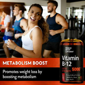 ויטמינים אורגניים למבוגרים OEM B12 מתילקובלמין טיפות נוזליות ותוסף תזונה תת-לשוני - Product Image 6