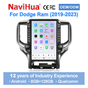 วิทยุติดรถยนต์ NaviHua รุ่นใหม่ อัปเกรดระบบ Android หน้าจอสัมผัส 14.4 นิ้ว พร้อมระบบนำทาง GPS และ DSP สำหรับรถยนต์ Dodge Ram ปี 2019-2023 หน่วยความจำ 8GB+128GB รองรับ Carplay - Product Image 2