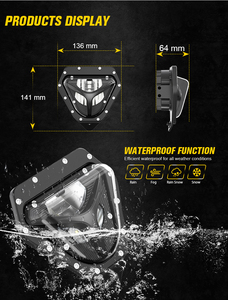 2012-2023 SERCO SE SEF 250 300 450 500 오프로드 엔듀로 헤드 램프 용 Emark Supermoto 먼지 자전거 LED 헤드 라이트 - Product Image 4