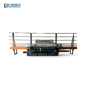 Máquina de Pulido de Bordes de Vidrio de Alta Precisión, 9 Motores, Pulidora Automática de Vidrio para Espejos, Puertas de Ducha y Muebles de Vidrio - Product Image 1