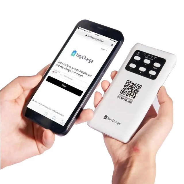 Scan QR Code Password Sharing Li-Polymer Battery Power Bank for Rental Business in Restaurants Hotels & Rooms