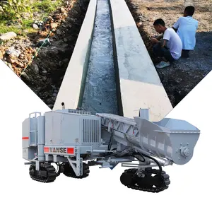 Concrete Drainage Ditch Slipform Machine Road Curb Slipform Machine Kerbstone Slipform Making Machine Factory Manufacturer