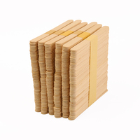 Bâtons en bois jetables de certificat international pour la crème glacée avec la taille différente